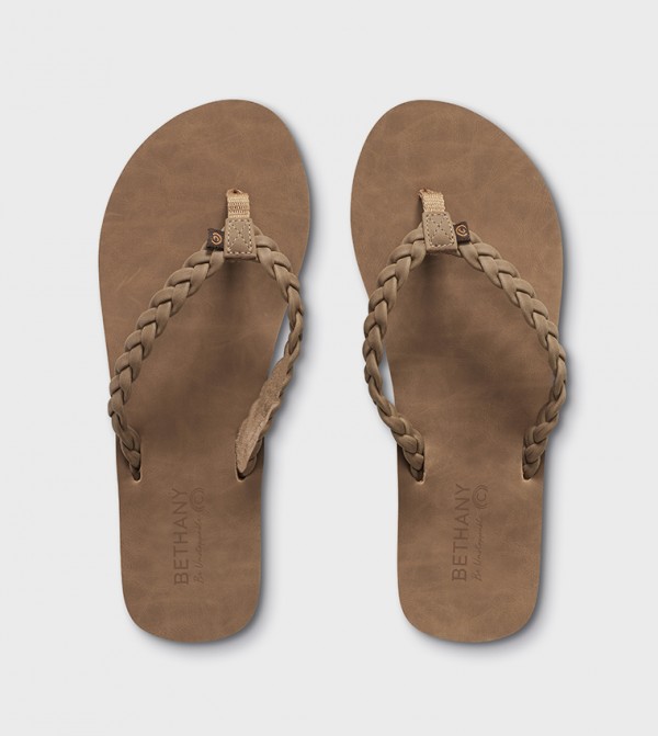 COBIAN COBIAN - Tan Flip-Flops