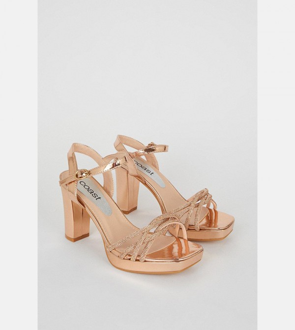 Coast Coast - CHAMPAGNE Heeled Sandals