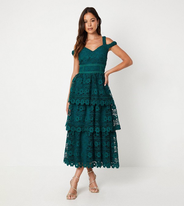 Coast - Outlet  - Green Midi Dresses