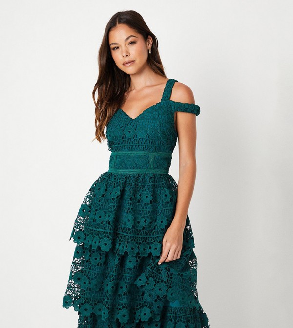 Coast - Outlet  - Green Midi Dresses