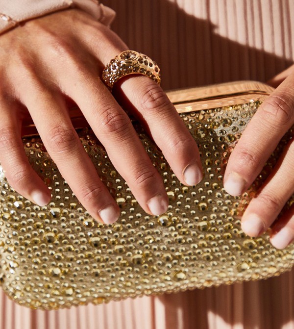 Coast - Outlet  - Gold Clutches