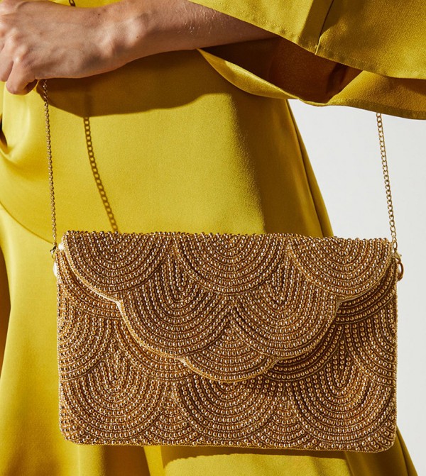 Coast - Outlet  - Gold Clutches