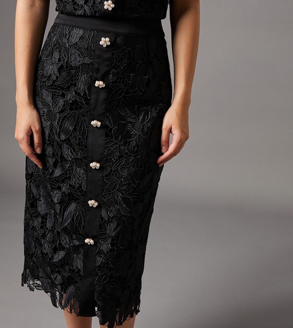 Coast Coast - Black Midi Skirts