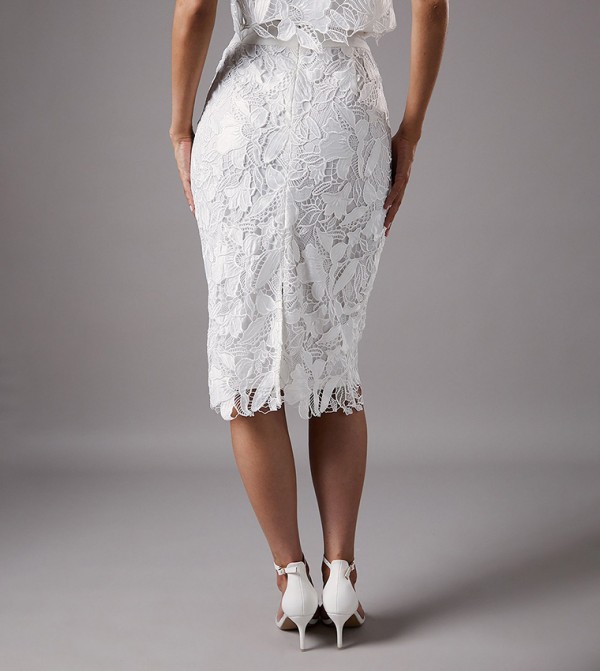 Coast Coast - White Midi Skirts
