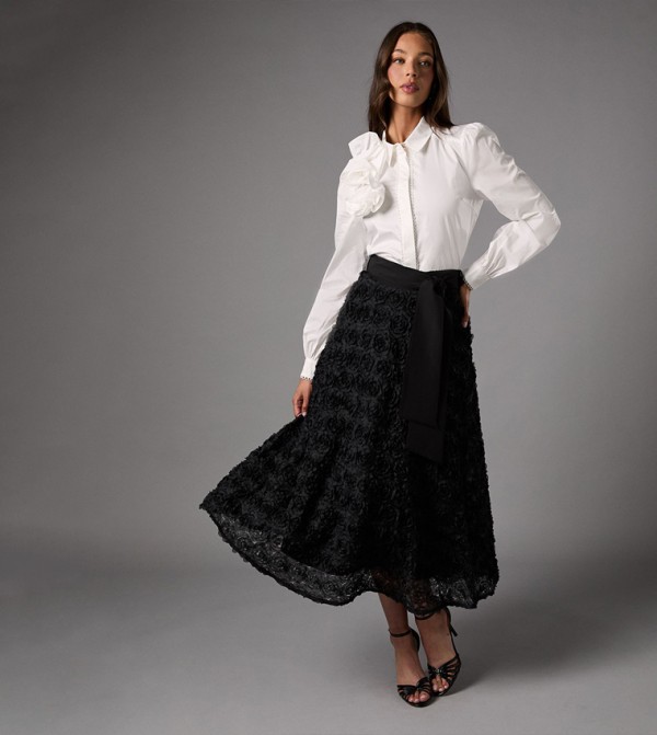 Coast Coast - Black Midi Skirts