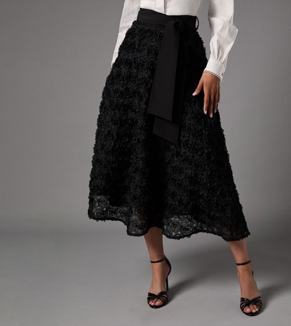 Coast Coast - Black Midi Skirts