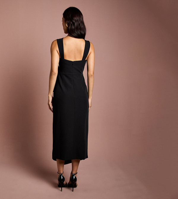 Coast Dresses - Black Midi Dresses