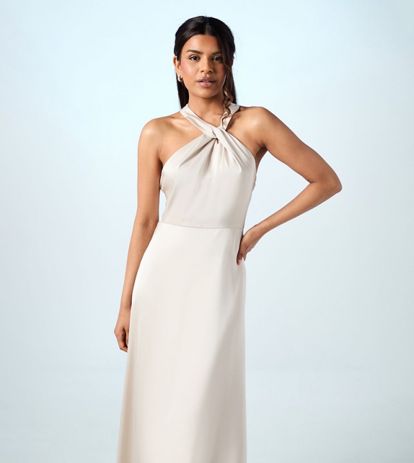 Coast  Party Dresses - Beige Party Dresses