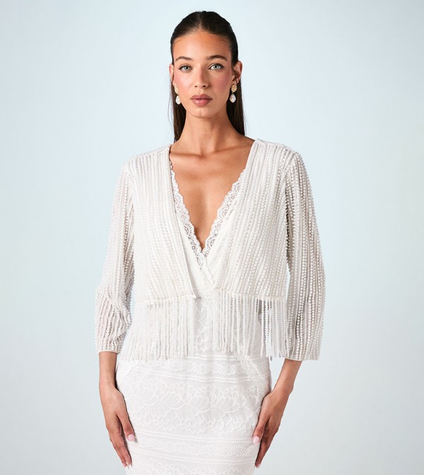 Coast Coast - White Casual Jackets