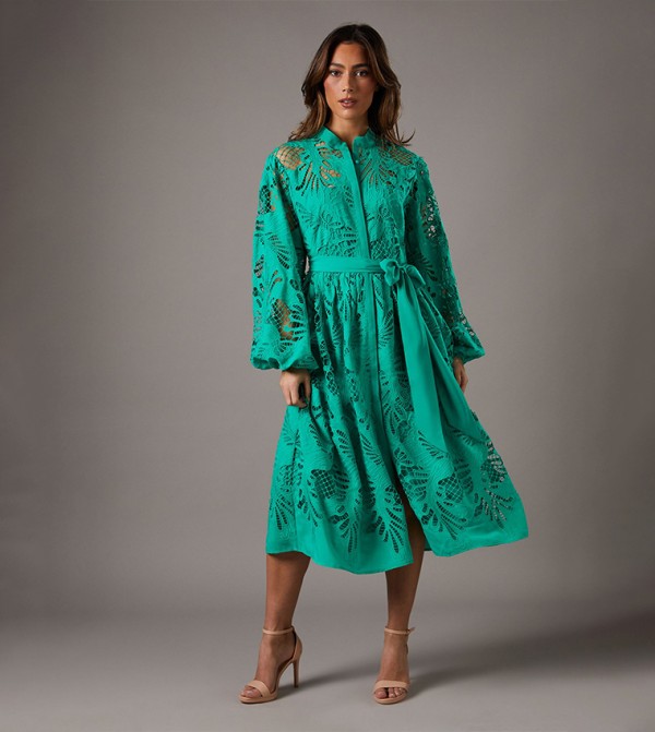 Coast Coast - Green Shirt & T-Shirt Dresses