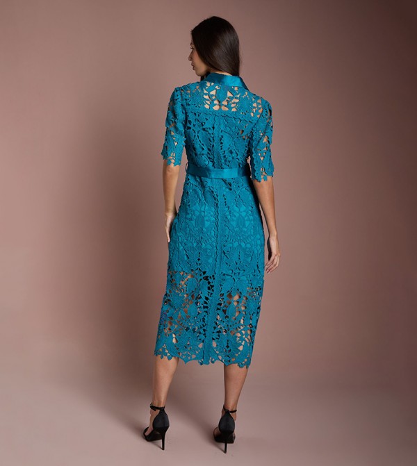 Coast Midi Dresses - Teal Midi Dresses