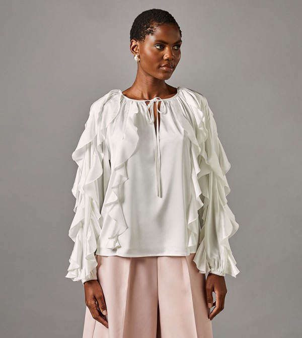 Coast Coast - White Casual Tops