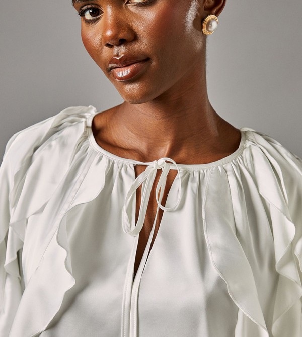 Coast Coast - White Casual Tops