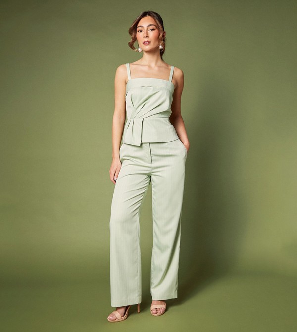 Coast Coast - Green Casual Pants