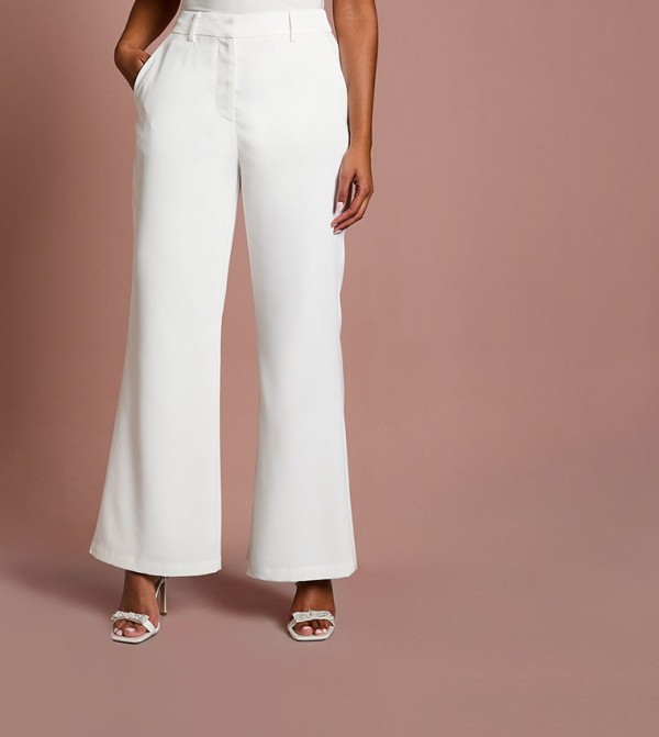 Coast Coast - White Casual Pants