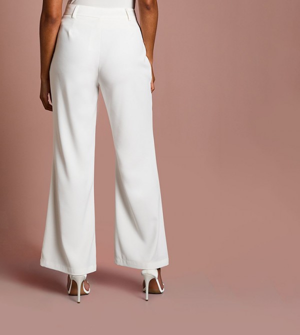 Coast Coast - White Casual Pants