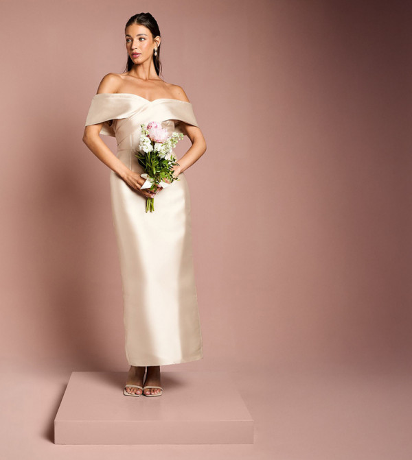 Coast  Maxi Dresses - Beige Maxi Dresses