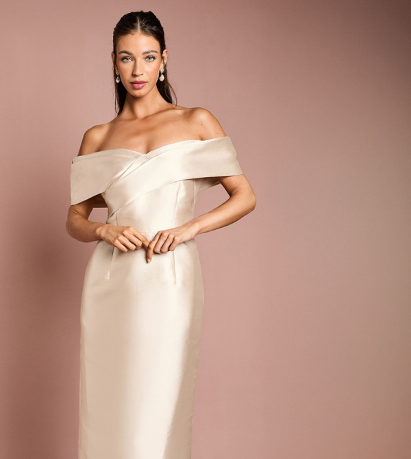 Coast  Maxi Dresses - Beige Maxi Dresses