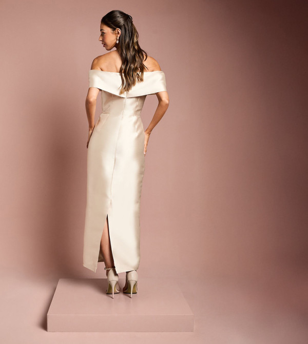 Coast  Maxi Dresses - Beige Maxi Dresses