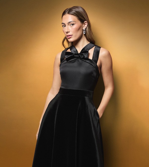 Coast Midi Dresses - Black Midi Dresses