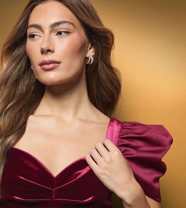 Coast Midi Dresses - Wine Midi Dresses