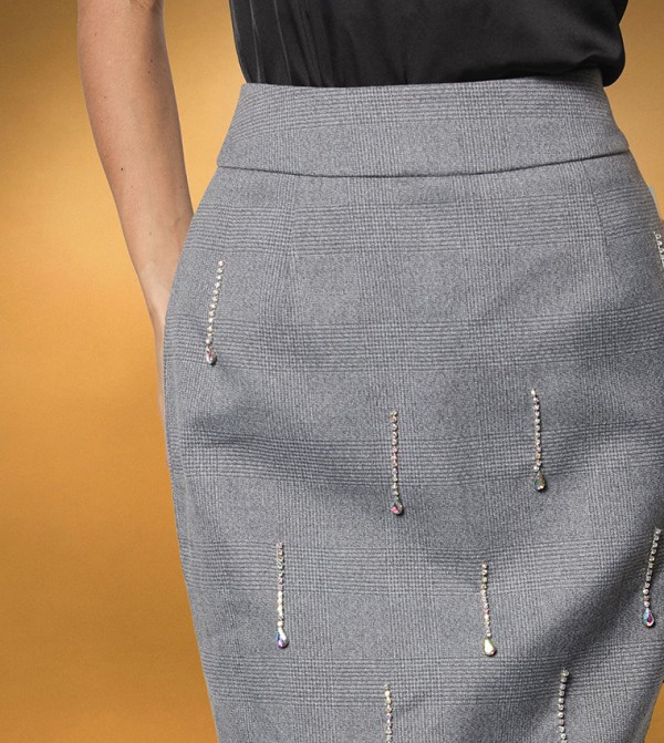 Coast Coast - Grey Midi Skirts