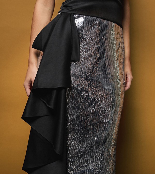 Coast  Party Dresses - Silver Maxi Dresses