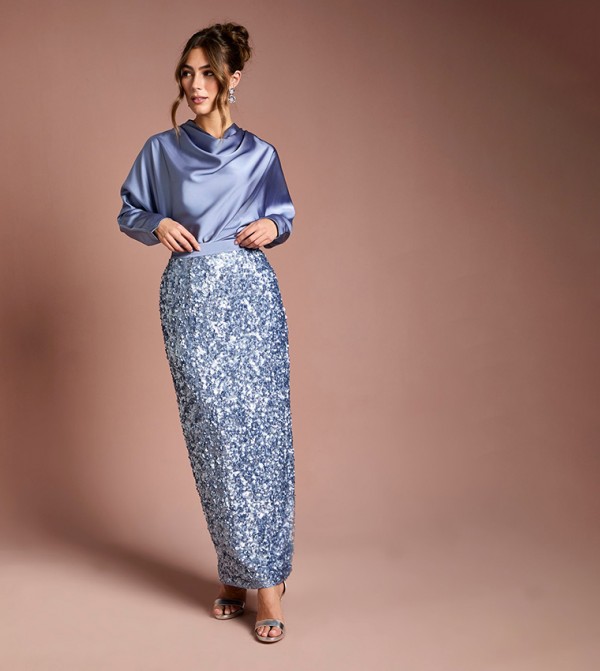 كوست  تنانير - أزرق Maxi Skirts