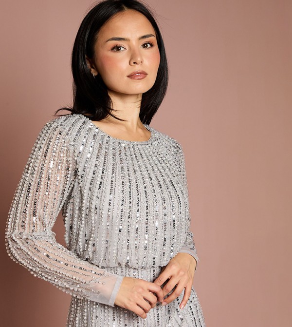 Coast Midi Dresses - Grey Midi Dresses