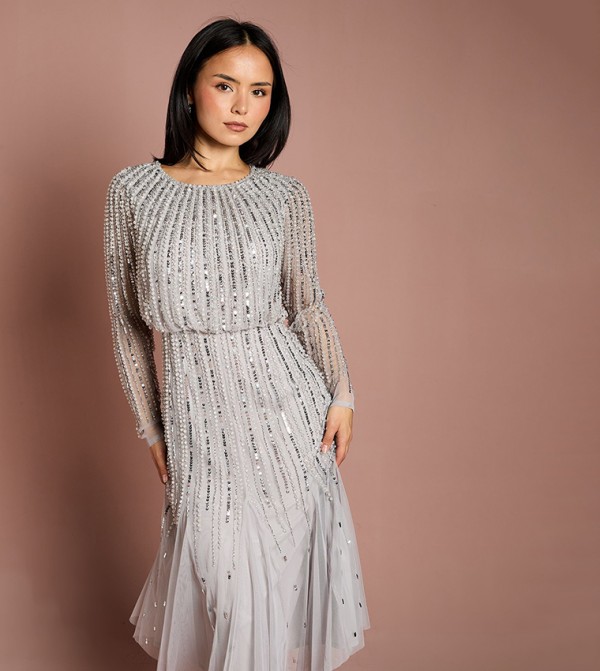 Coast Midi Dresses - Grey Midi Dresses