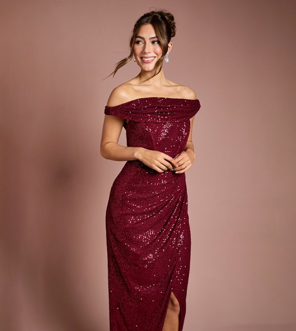 Coast Dresses - Maroon Maxi Dresses