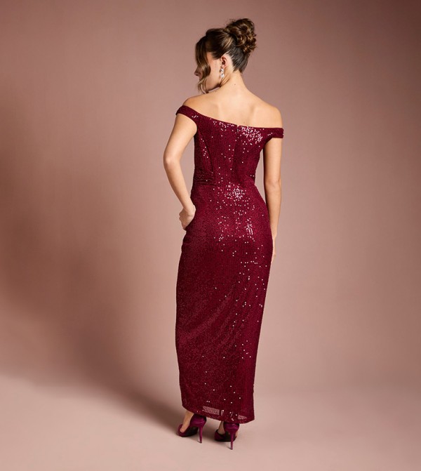 Coast Dresses - Maroon Maxi Dresses