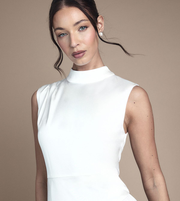 Coast  Dresses - Ivory Midi Dresses