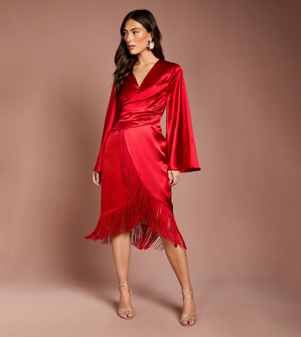 كوست كوست - أحمر Midi Dresses