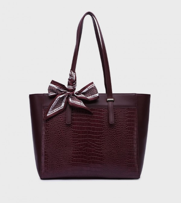 Fyor  - Burgundy Tote Bags