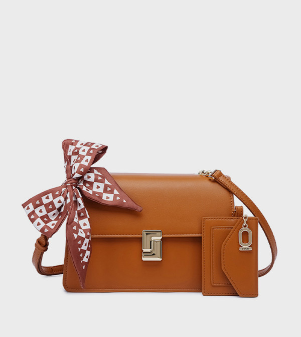 فيور - حنطي حقائب بحمالة طويلة