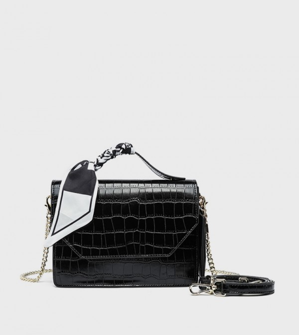 فيور  - أسود Satchel Bags