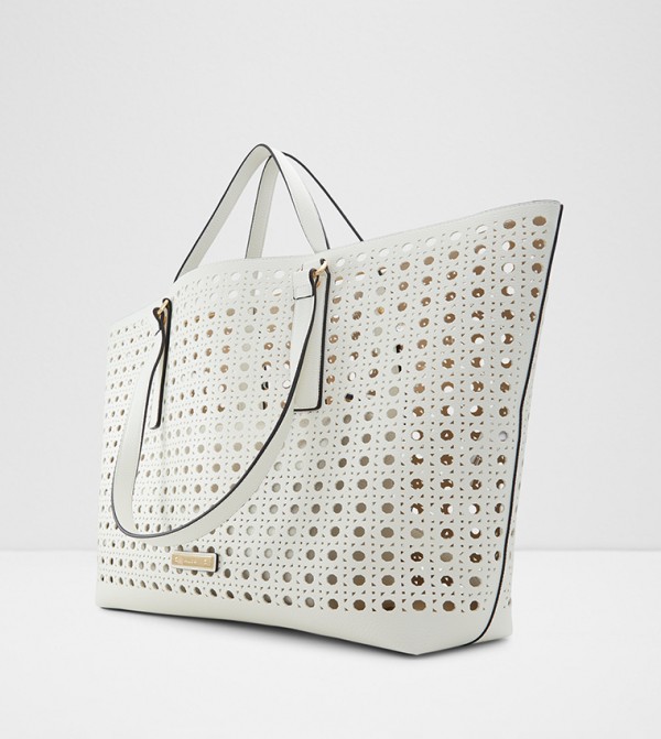 Aldo  aldo-luxe-tote - White Tote Bags