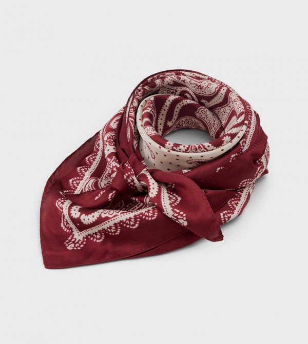 Aldo Accessories Scarves - Red Silk Scarves