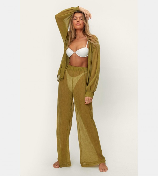 Nasty Gal  Shirts - Khaki Shirts