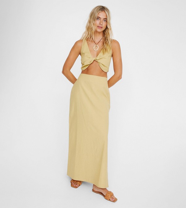 Nasty Gal Nasty Gal - Beige Maxi Skirts