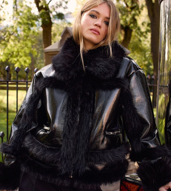 Nasty Gal Nasty Gal - Black Casual Jackets