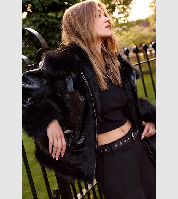 Nasty Gal Nasty Gal - Black Casual Jackets