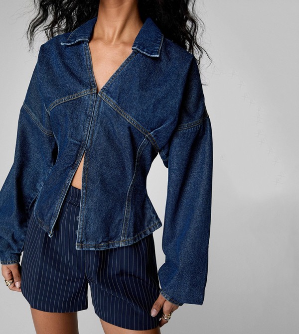 Nasty Gal Nasty Gal - Dark Blue Shirts