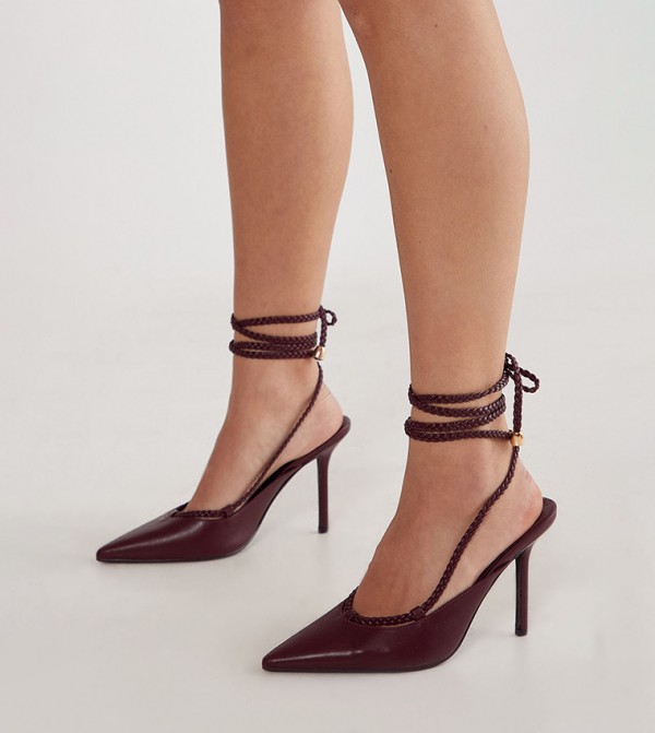 Nasty Gal Nasty Gal - Burgundy Pumps