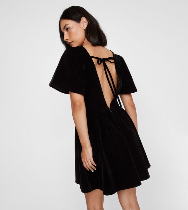 ناستي غال - اوتليت  Parachute Parade - أسود Mini Dresses