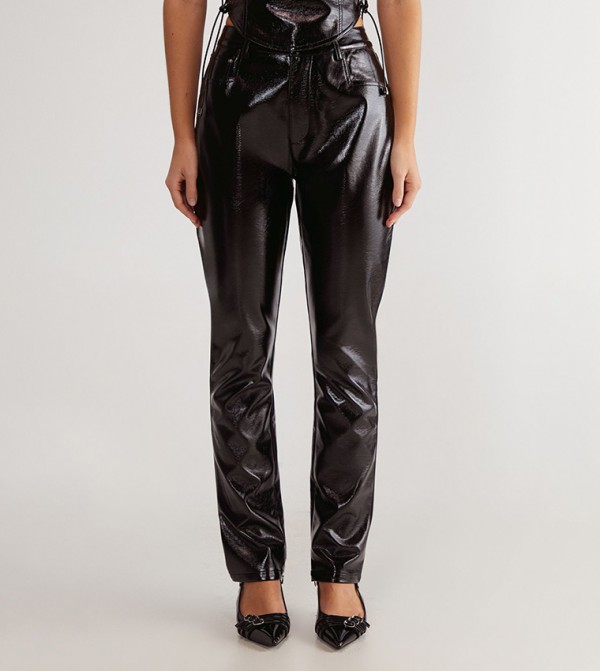 Nasty Gal Nasty Gal - Black Casual Pants