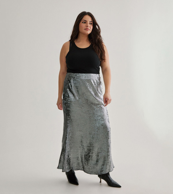 Nasty Gal - Outlet Plus Size - Silver Skirts