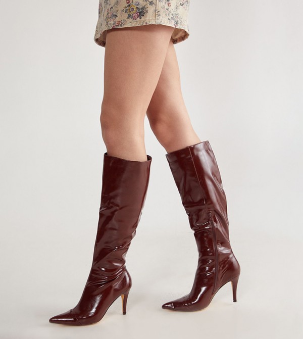 Nasty Gal Nasty Gal - Brown Knee length Boots
