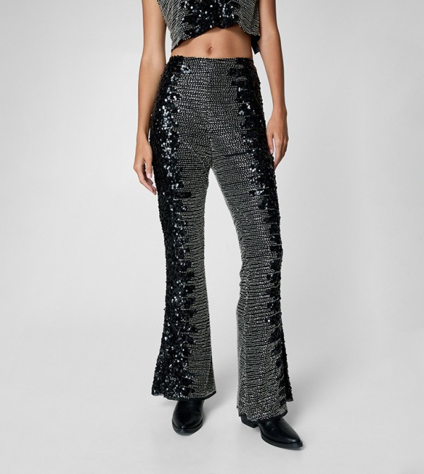 Nasty Gal Nasty Gal - Black Casual Pants